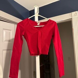 Bozzolo Vibrant Red Crop Top